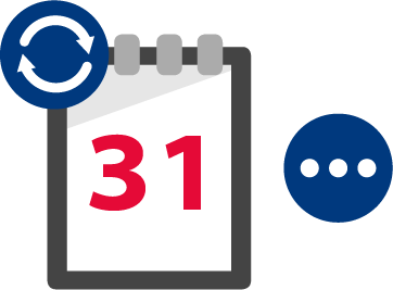 Dauerhafte Betreuung-Icon